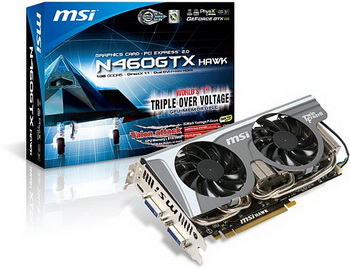 MSI N460GTX hawk talon attac